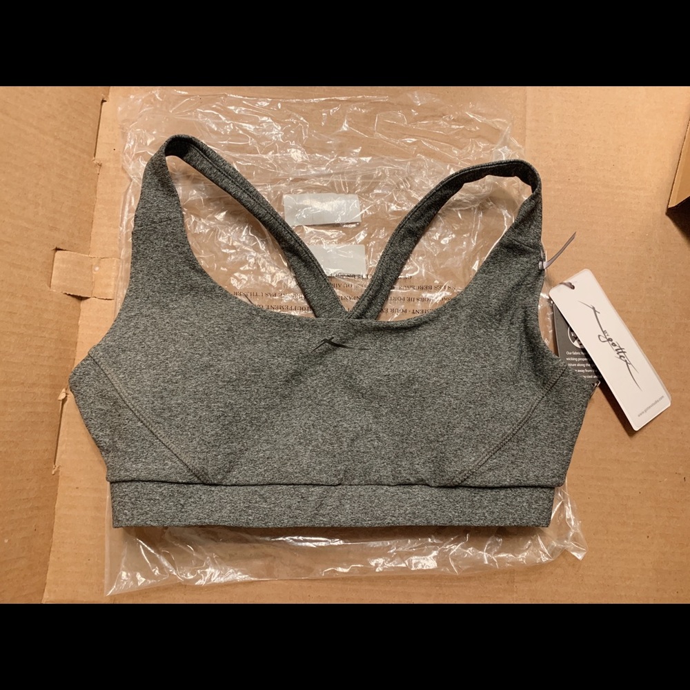 Gray sports bra (X by gottex)